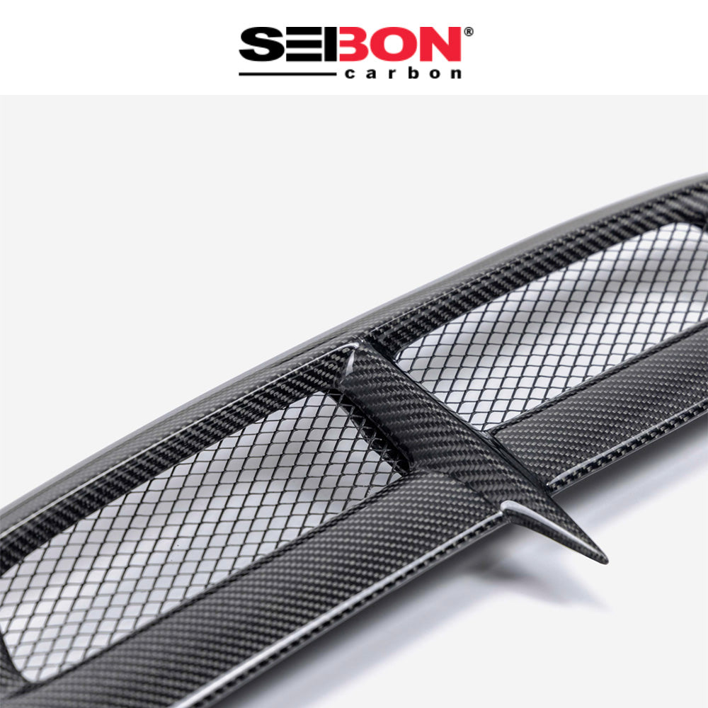 2023-2025年式 ホンダ シビック タイプR用 セイボンカーボン CWスタイルのカーボンファイバー製ボンネットベント CW-Style Carbon Fiber Hood Vent For 2023-2025 Honda Civic Type R (送料無料)