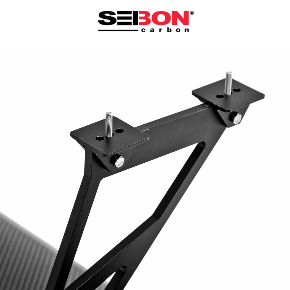 2021-2025年式BMW M3セダン用 セイボンカーボン カーボンファイバーGTウィング 幅150.8cm Seibon Carbon Universal Carbon Fiber GT Wing, 59.375-Inch Wide For 2021-2025 BMW M3 Sedan (消費税、送料込み)