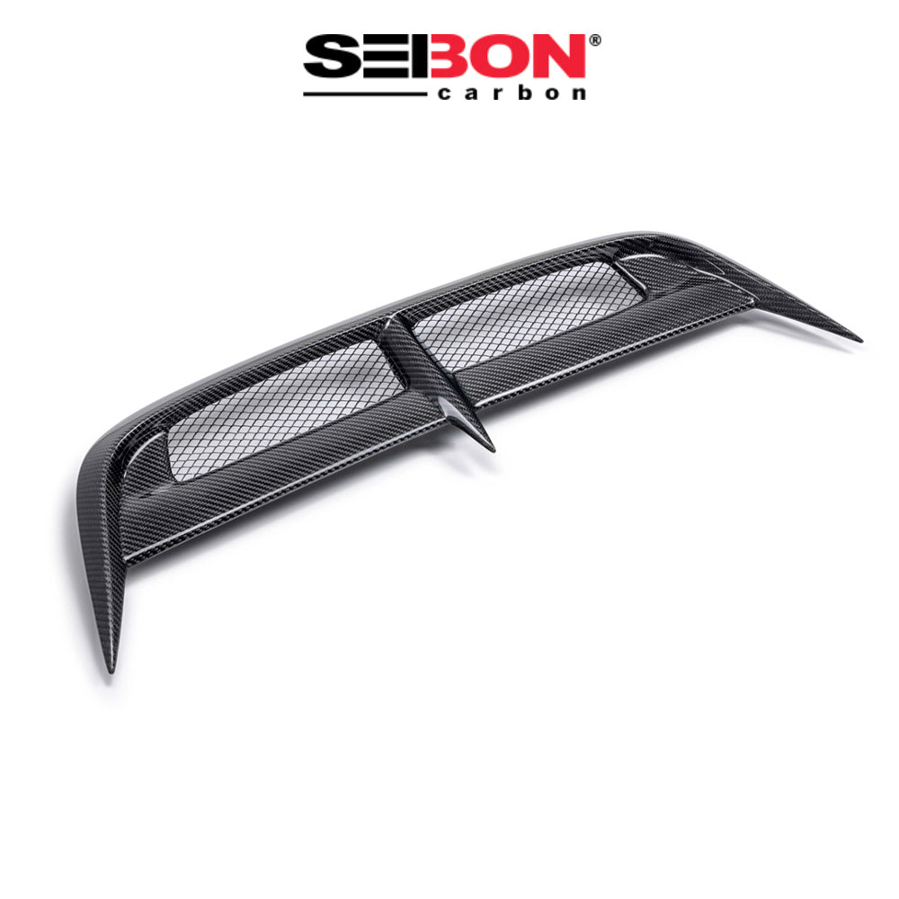 2023-2025年式 ホンダ シビック タイプR用 セイボンカーボン CWスタイルのカーボンファイバー製ボンネットベント CW-Style Carbon Fiber Hood Vent For 2023-2025 Honda Civic Type R (送料無料)