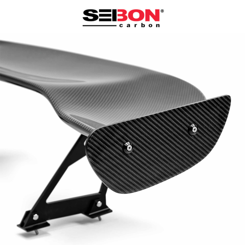2021-2025年式BMW M3セダン用 セイボンカーボン カーボンファイバーGTウィング 幅150.8cm Seibon Carbon Universal Carbon Fiber GT Wing, 59.375-Inch Wide For 2021-2025 BMW M3 Sedan (消費税、送料込み)
