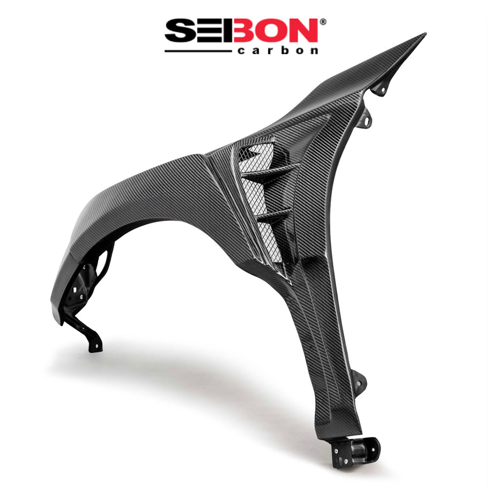 2023-2025年式 ホンダ シビック タイプR用 セイボンカーボン MBスタイルカーボンファイバー製フェンダーセット MB-Style Carbon Fiber Fenders For 2023-2025 Honda Civic Type R (送料無料)