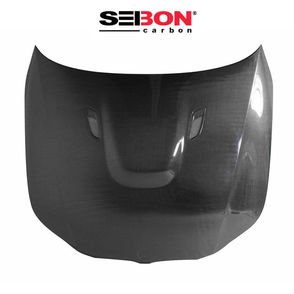 2004-2010年式 BMW 5シリーズ用 セイボンカーボン BMスタイル カーボンファイバー製ボンネット Seibon Carbon BM-Style Carbon Fiber Hood For 2004-2010 BMW E60 (消費税、送料込み)