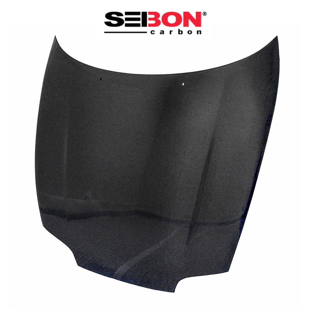 1993-1998年式 トヨタ スープラ用 セイボンカーボン 純正スタイル カーボンファイバー製ボンネット Seibon Carbon OEM-Style Carbon Fiber Hood For 1993-1998 Toyota Supra (消費税、送料込み)
