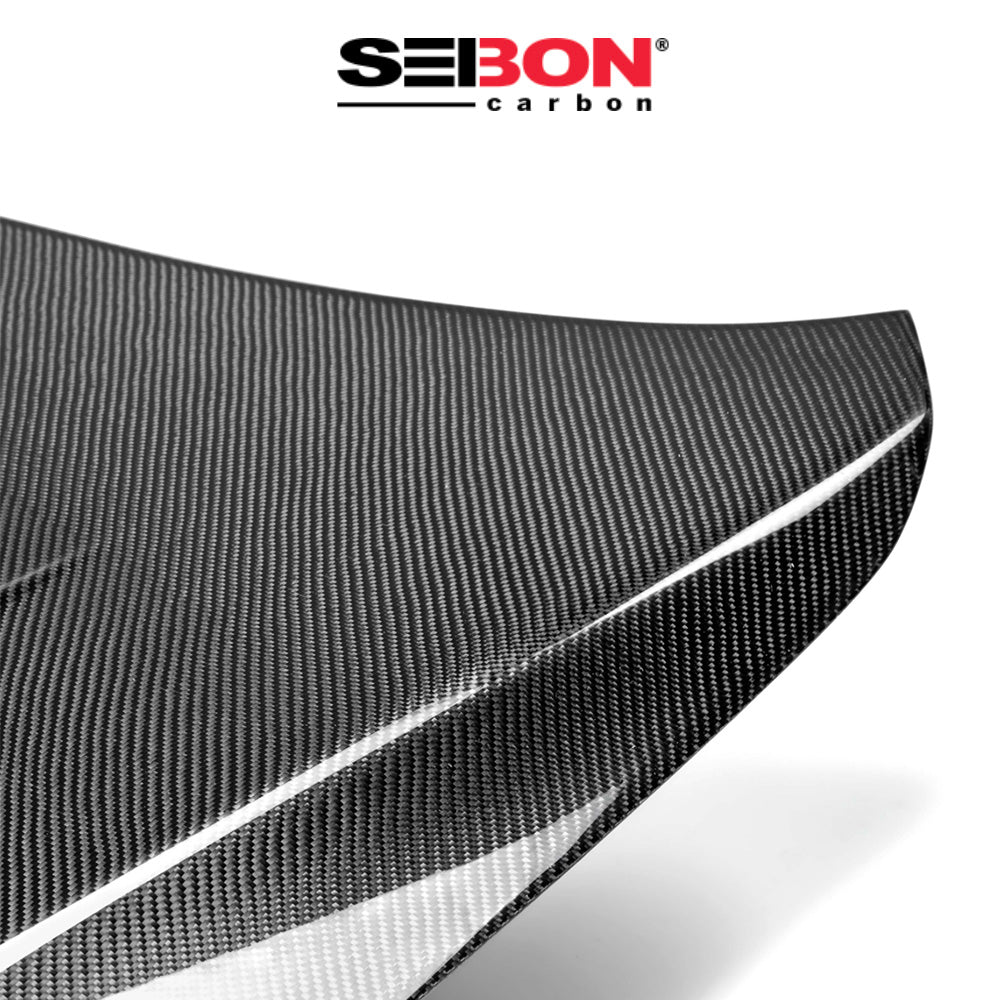 2008-2015年式 三菱 ランサー エボリューション Ⅹ用 セイボンカーボン 純正スタイル カーボンファイバー製ボンネット Seibon Carbon DV-Style Carbon Fiber Hood For 2008-2015 Mitsubishi Lancer EVO X (消費税、送料込み)