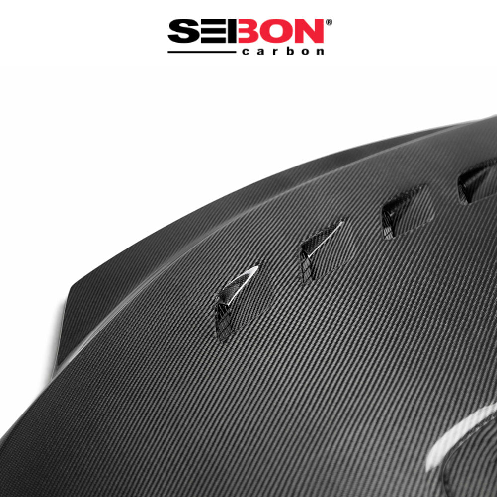2015-2024年式 レクサス RC F用 セイボンカーボン BTスタイル カーボンファイバー製ボンネット Seibon Carbon BT-Style Carbon Fiber Hood For 2015-2024 Lexus RC F (消費税、送料込み)