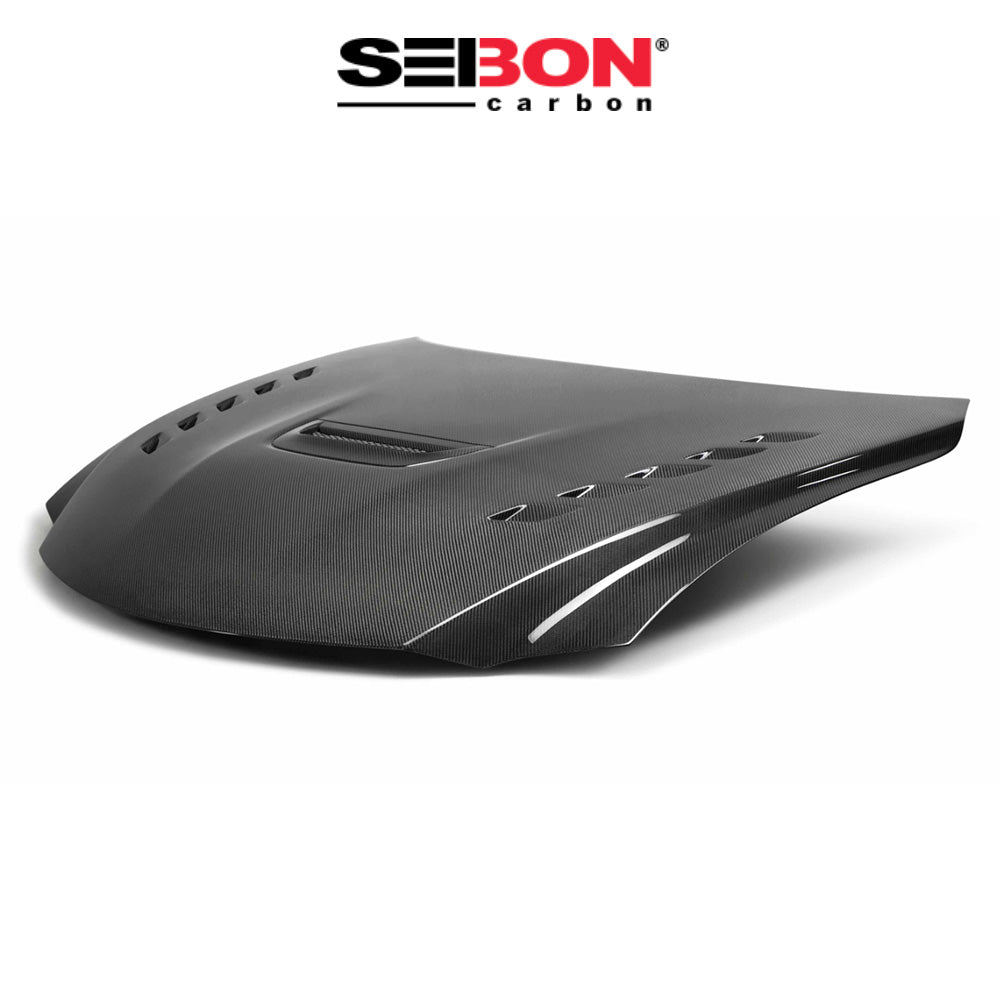 2015-2024年式 レクサス RC F用 セイボンカーボン BTスタイル カーボンファイバー製ボンネット Seibon Carbon BT-Style Carbon Fiber Hood For 2015-2024 Lexus RC F (消費税、送料込み)