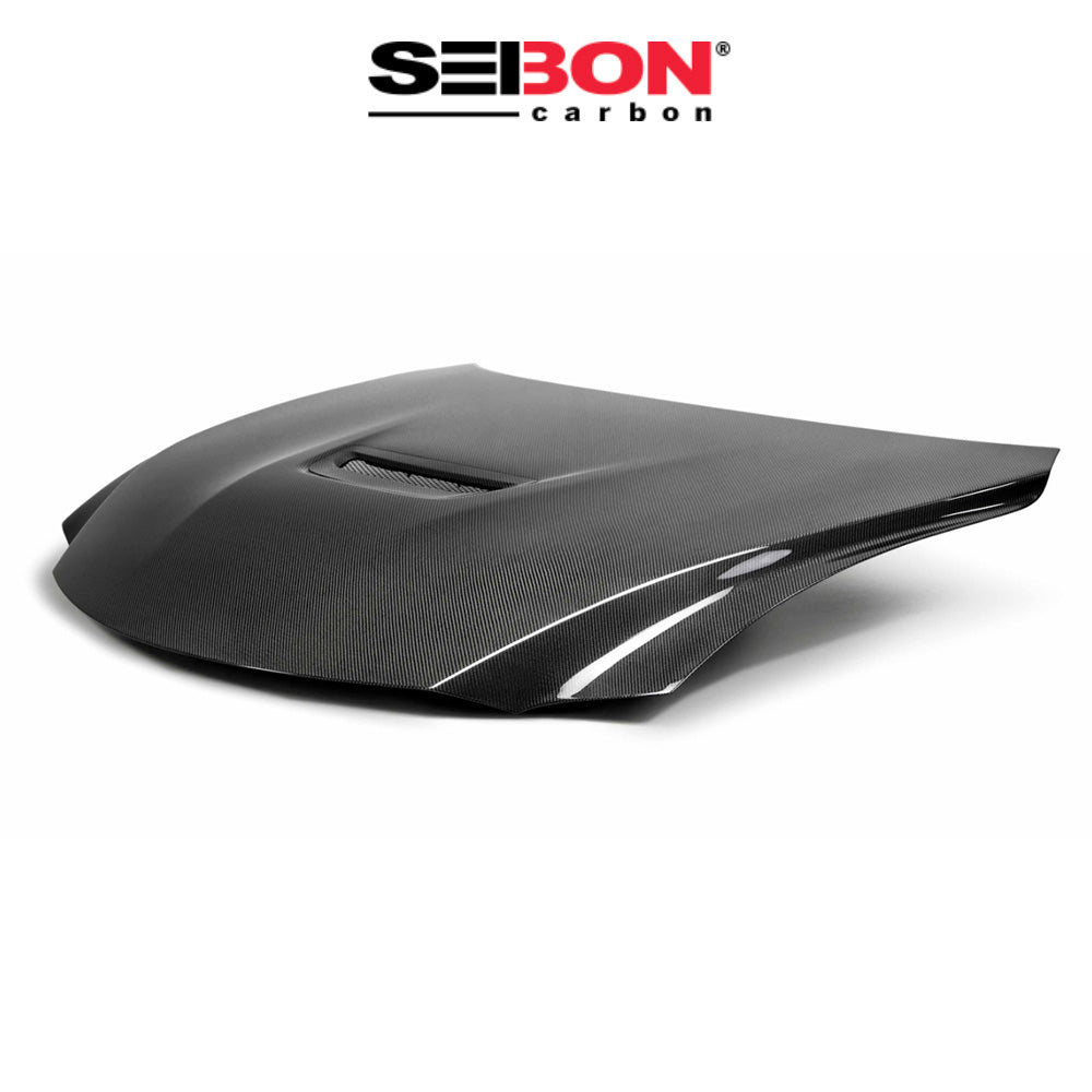 2015-2024年式 レクサス RC F用 セイボンカーボン 純正スタイル カーボンファイバー製ボンネット Seibon Carbon OEM-Style Carbon Fiber Hood For 2015-2024 Lexus RC F (消費税、送料込み)