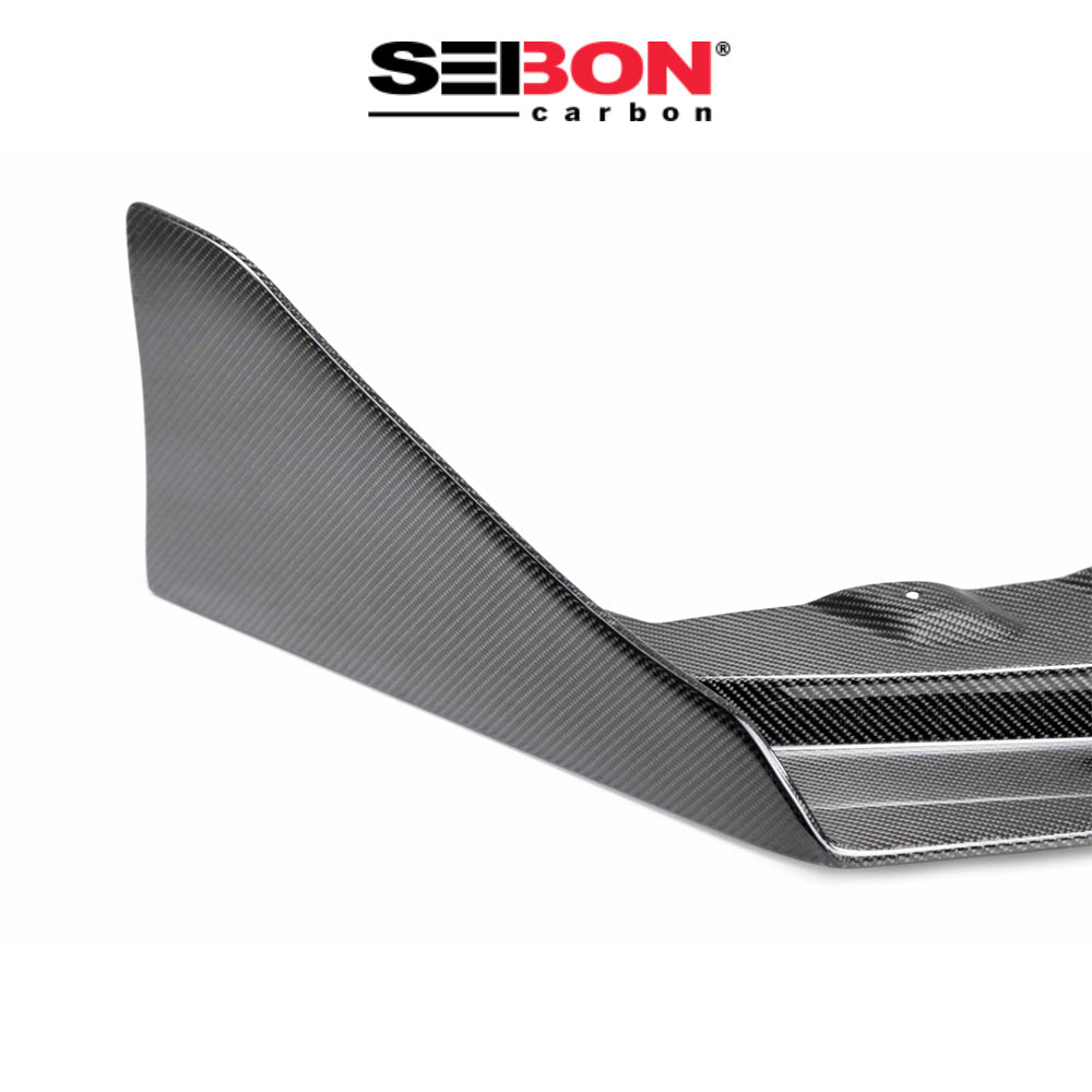 2018-2021年式 スバル WRX 用 セイボンカーボン カーボンファイバー CWスタイル フロントリップ Seibon Carbon CW-Style Carbon Fiber Front Lip For 2018-2021 Subaru WRX/STi (送料無料)