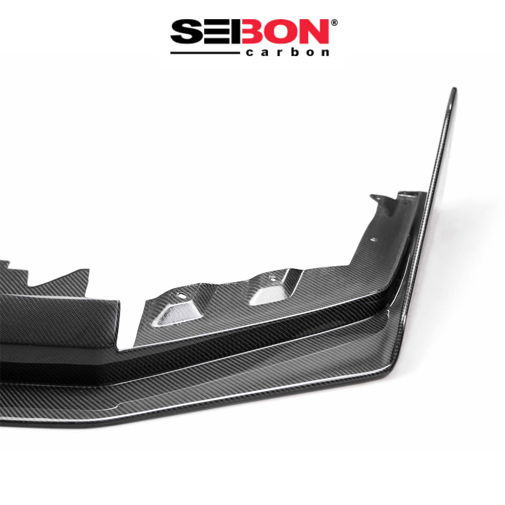 2018-2021年式 スバル WRX 用 セイボンカーボン カーボンファイバー CWスタイル フロントリップ Seibon Carbon CW-Style Carbon Fiber Front Lip For 2018-2021 Subaru WRX/STi (送料無料)