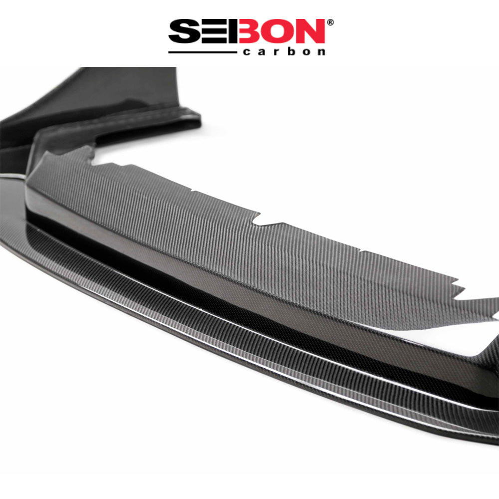 2018-2021年式 スバル WRX 用 セイボンカーボン カーボンファイバー CWスタイル フロントリップ Seibon Carbon CW-Style Carbon Fiber Front Lip For 2018-2021 Subaru WRX/STi (送料無料)