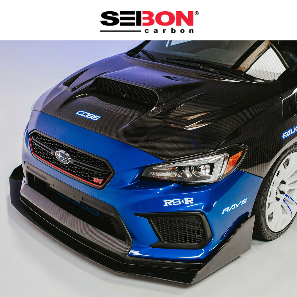 2015-2021年式 スバル WRX STI 用 セイボンカーボン カーボンファイバー VSスタイル ボンネット Seibon Carbon VS-Style Carbon Fiber Hood For 2015-2021 Subaru WRX/STi (送料無料)