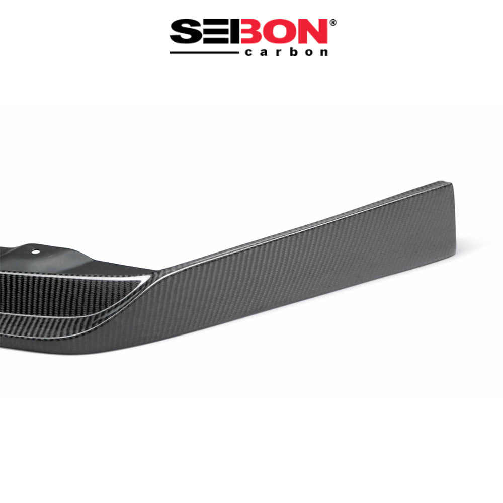 2018-2021年式 スバル WRX 用 セイボンカーボン カーボンファイバー MBスタイル フロントリップ Seibon Carbon MB3-Style Carbon Fiber Front Lip For 2018-2021 Subaru WRX/STi (送料無料)