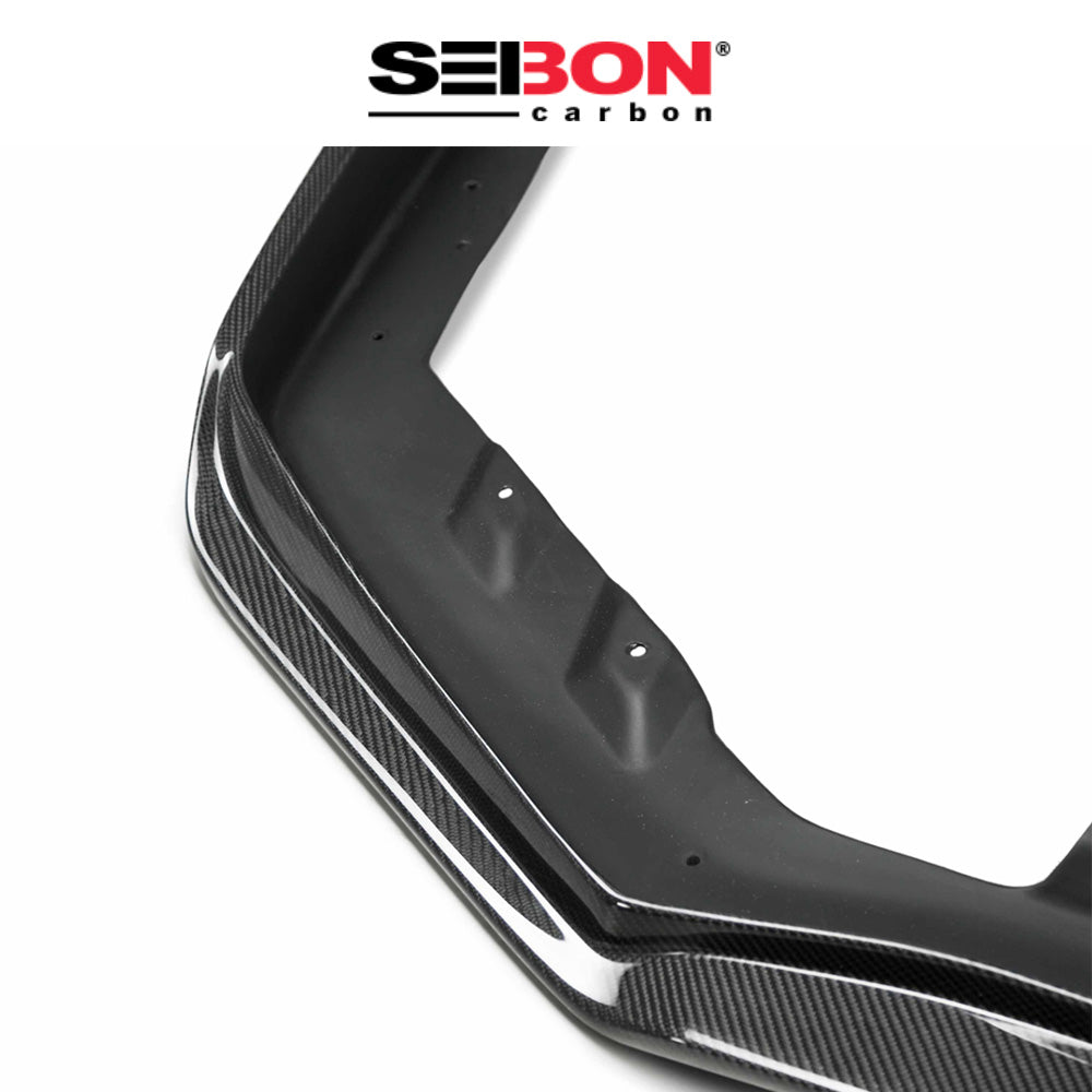 2018-2021年式 スバル WRX 用 セイボンカーボン カーボンファイバー MBスタイル フロントリップ Seibon Carbon MB3-Style Carbon Fiber Front Lip For 2018-2021 Subaru WRX/STi (送料無料)