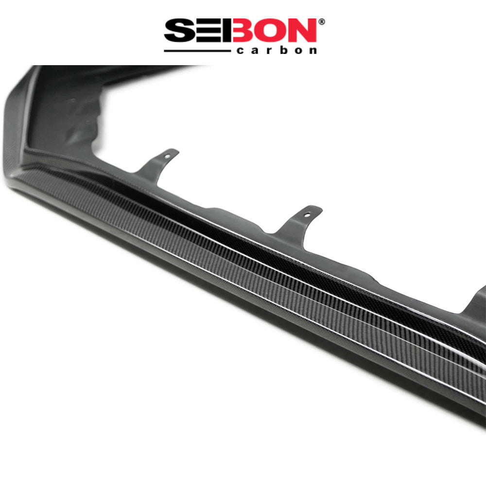 2018-2021年式 スバル WRX 用 セイボンカーボン カーボンファイバー MBスタイル フロントリップ Seibon Carbon MB3-Style Carbon Fiber Front Lip For 2018-2021 Subaru WRX/STi (送料無料)