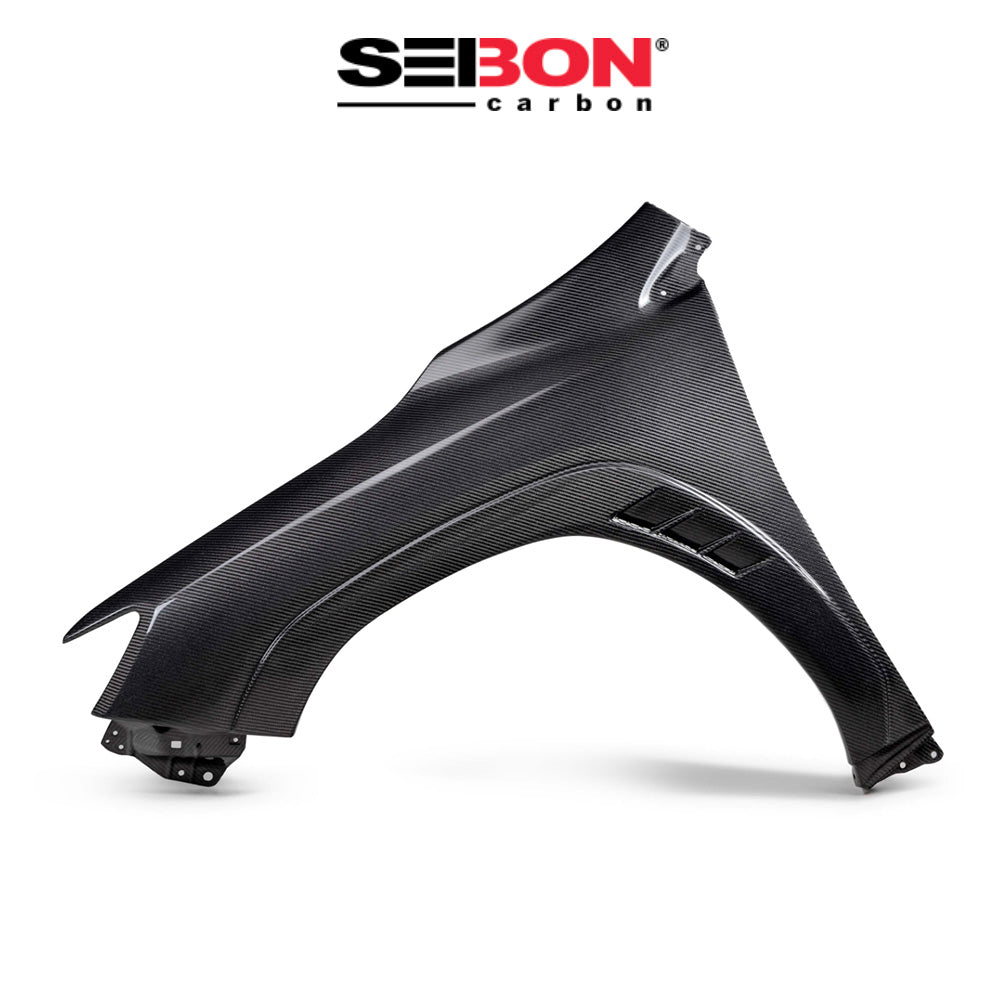 2022-2025年式 スバル WRX用 セイボンカーボン 純正スタイルのカーボンファイバー製フェンダーセット Seibon Carbon Carbon OEM-Style Carbon Fiber Fenders For 2022-2025 Subaru WRX (送料無料)