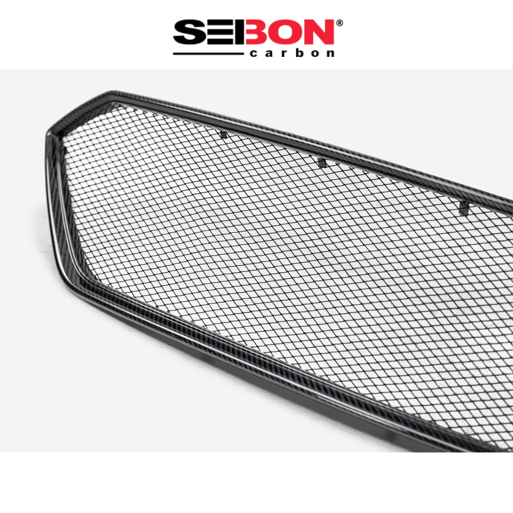 2022-2025年式 スバル WRX用 セイボンカーボン カーボンファイバー製フロントグリル Seibon Carbon Carbon Fiber Front Grille For 2022-2025 Subaru WRX (送料無料)