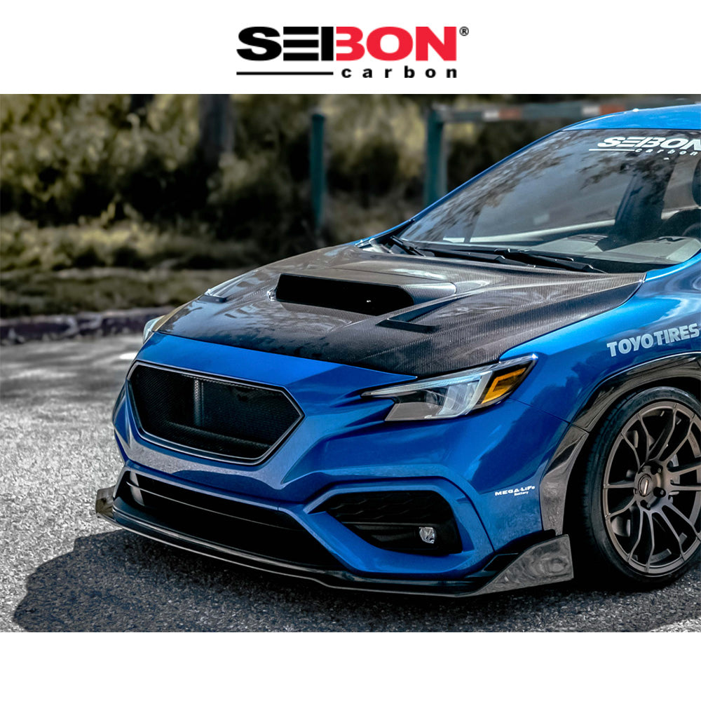 2022-2025年式 スバル WRX用 セイボンカーボン カーボンファイバー製フロントグリル Seibon Carbon Carbon Fiber Front Grille For 2022-2025 Subaru WRX (送料無料)