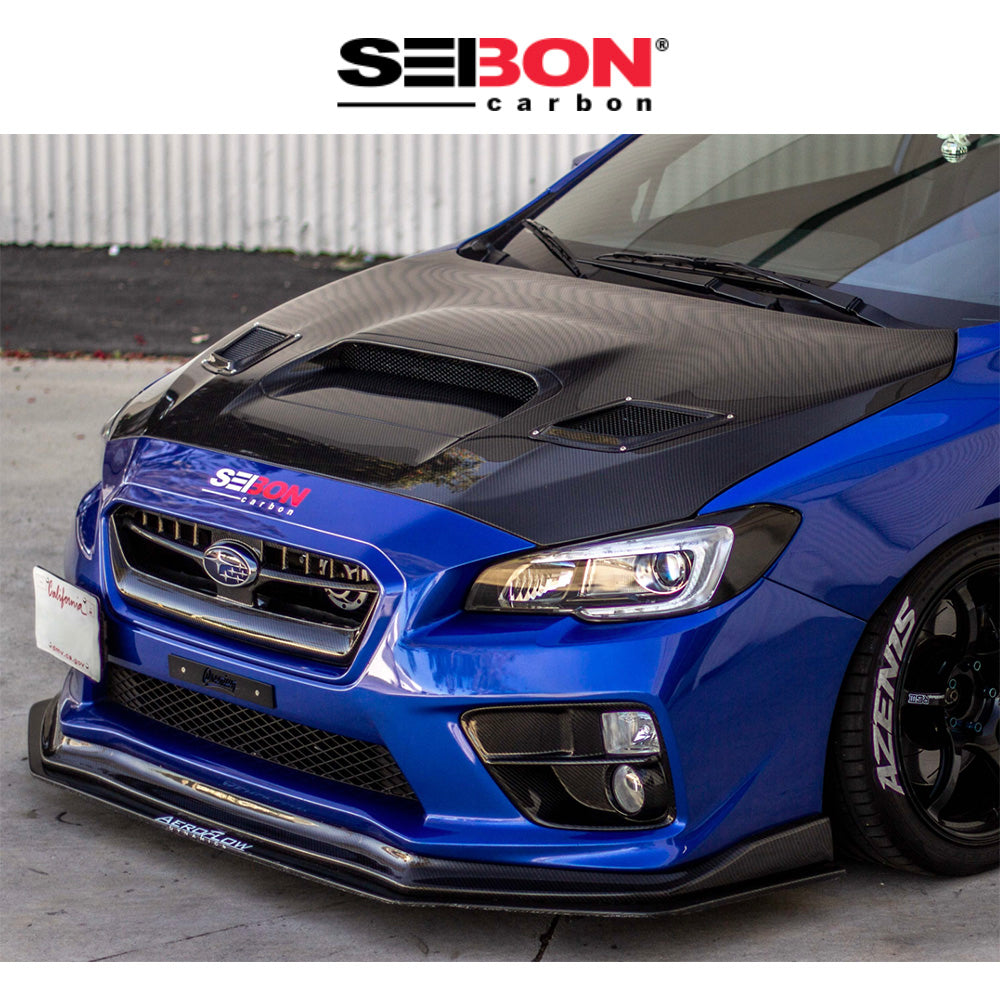 2015-2021年式 スバル WRX STI 用 セイボンカーボン カーボンファイバー CSスタイル ボンネット Seibon Carbon CS-Style Carbon Fiber Hood For 2015-2021 Subaru WRX/STi (送料無料)