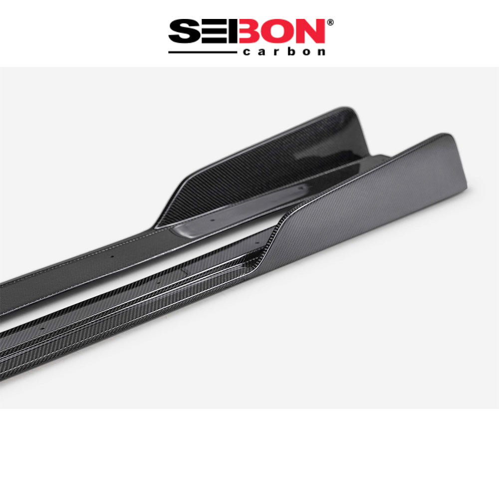 2022-2025年式 スバル WRX用 セイボンカーボン MBスタイル カーボンファイバー製サイドスカートセット Seibon Carbon Carbon MB-Style Carbon Fiber Side Skirts For 2022-2025 Subaru WRX (送料無料)