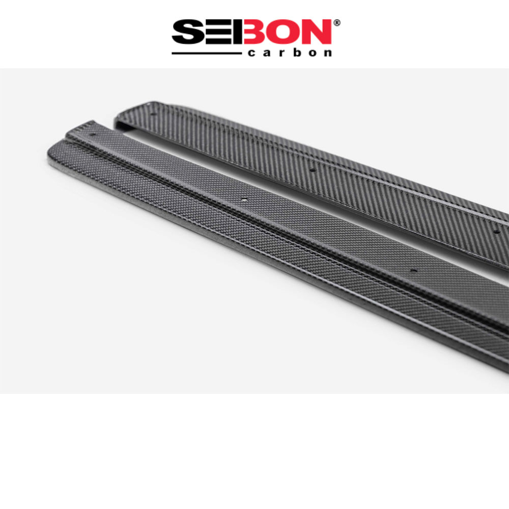2022-2025年式 スバル WRX用 セイボンカーボン MBスタイル カーボンファイバー製サイドスカートセット Seibon Carbon Carbon MB-Style Carbon Fiber Side Skirts For 2022-2025 Subaru WRX (送料無料)