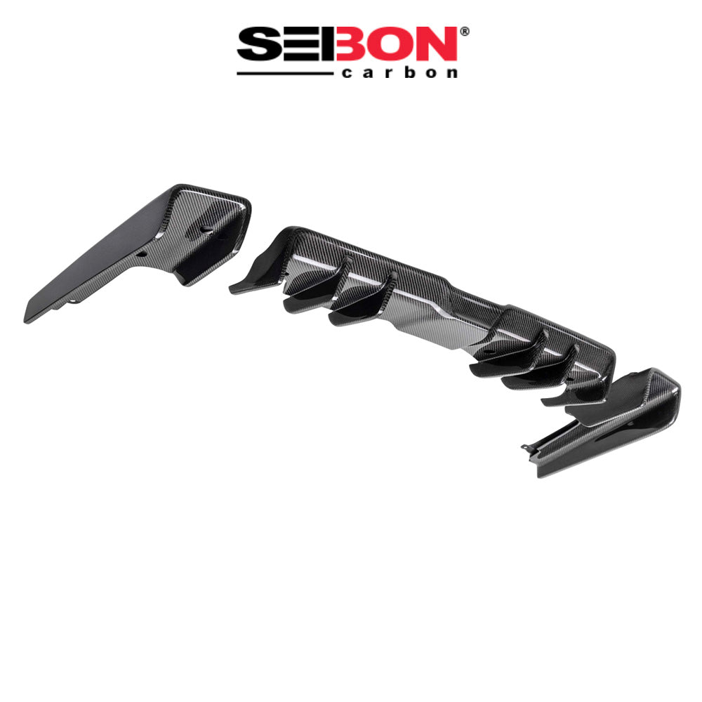 2022-2025年式 スバル WRX用 セイボンカーボン MBスタイル カーボンファイバー製リアディフューザー Seibon Carbon MB-Style Carbon Fiber Rear Diffuser For 2022-2025 Subaru WRX (送料無料)