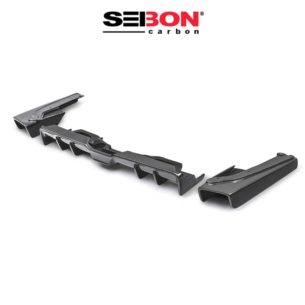 2022-2025年式 スバル WRX用 セイボンカーボン MBスタイル カーボンファイバー製リアディフューザー Seibon Carbon MB-Style Carbon Fiber Rear Diffuser For 2022-2025 Subaru WRX (送料無料)