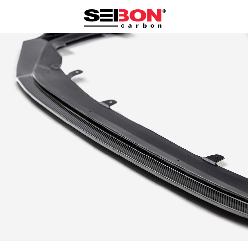 2022-2025年式 スバル WRX用 セイボンカーボン MBスタイル カーボンファイバー製フロントリップ Seibon Carbon MB-Style Carbon Fiber Front Lip For 2022-2025 Subaru WRX (送料無料)