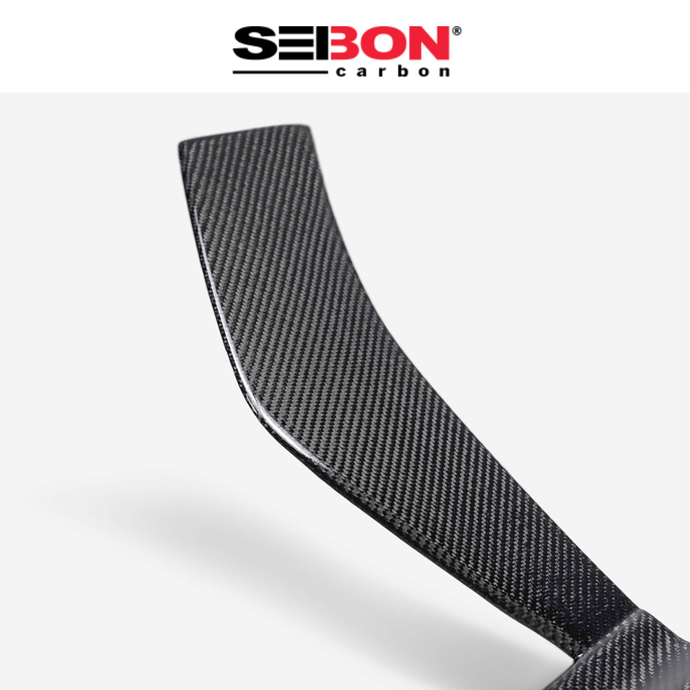 2022-2025年式 スバル WRX用 セイボンカーボン カーボンファイバー製フロントバンパートリムセット Seibon Carbon Carbon Fiber Front Bumper Trim For 2022-2025 Subaru WRX (送料無料)
