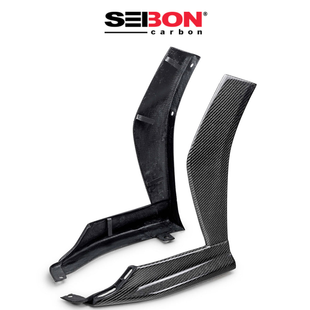 2022-2025年式 スバル WRX用 セイボンカーボン カーボンファイバー製フロントバンパートリムセット Seibon Carbon Carbon Fiber Front Bumper Trim For 2022-2025 Subaru WRX (送料無料)