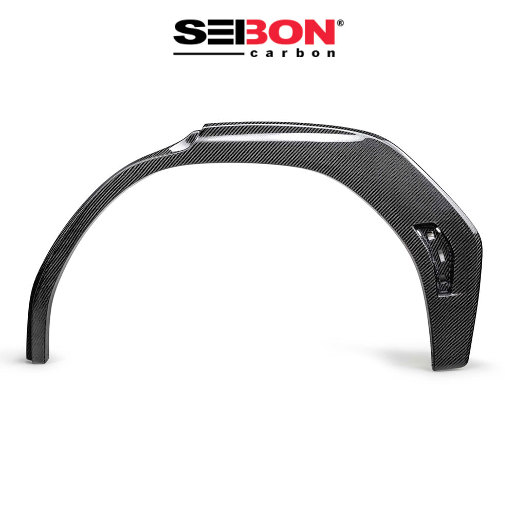 2022-2025年式 スバル WRX用 セイボンカーボン カーボンファイバー製リアフェンダートリムセット Seibon Carbon Carbon Fiber Rear Fender Trim For 2022-2025 Subaru WRX(送料無料)