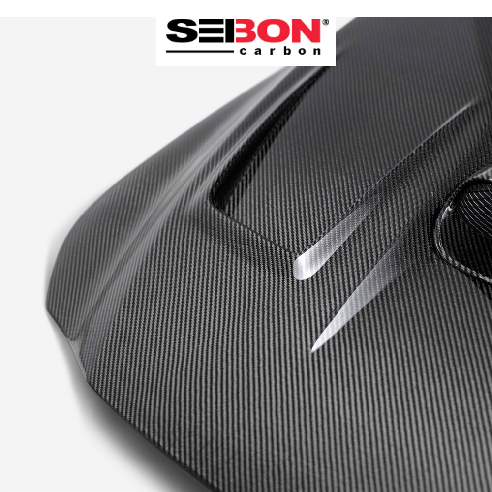 2022-2025年式 スバル WRX用 セイボンカーボン VSスタイル カーボンファイバー製ボンネット Seibon Carbon VS-Style Carbon Fiber Hood For 2022-2025 Subaru WRX (送料無料)