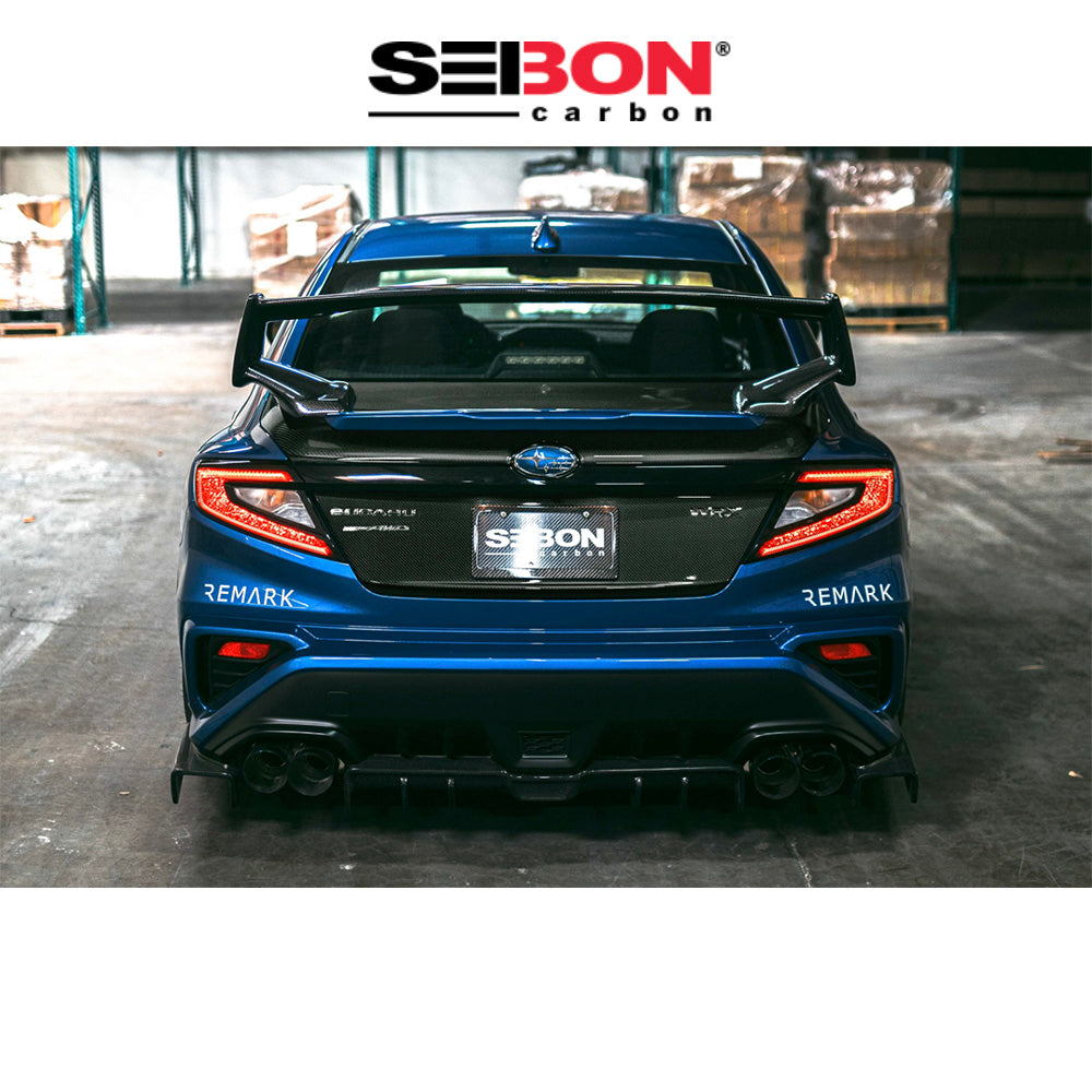 2022-2025年式 スバル WRX用 セイボンカーボン カーボンファイバー トランクカバー Seibon Carbon Carbon Fiber Trunk Lid For 2022-2025 Subaru WRX (送料無料)