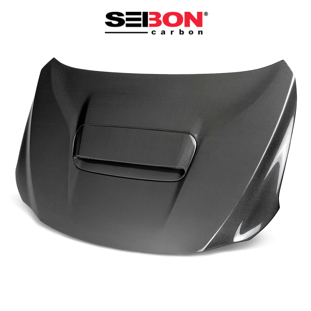 2022-2025年式 スバル WRX用 セイボンカーボン 純正スタイル カーボンファイバー製ボンネット Seibon Carbon OEM-Style Carbon Fiber Hood For 2022-2025 Subaru WRX (送料無料)