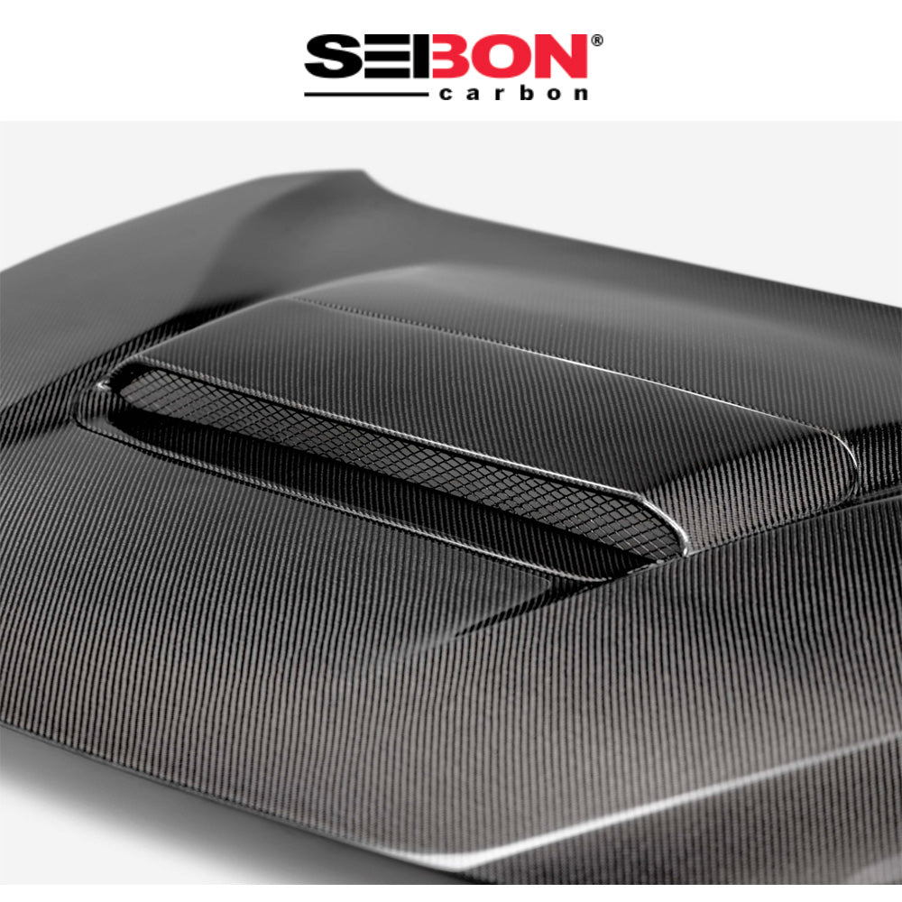 2022-2025年式 スバル WRX用 セイボンカーボン 純正スタイル カーボンファイバー製ボンネット Seibon Carbon OEM-Style Carbon Fiber Hood For 2022-2025 Subaru WRX (送料無料)