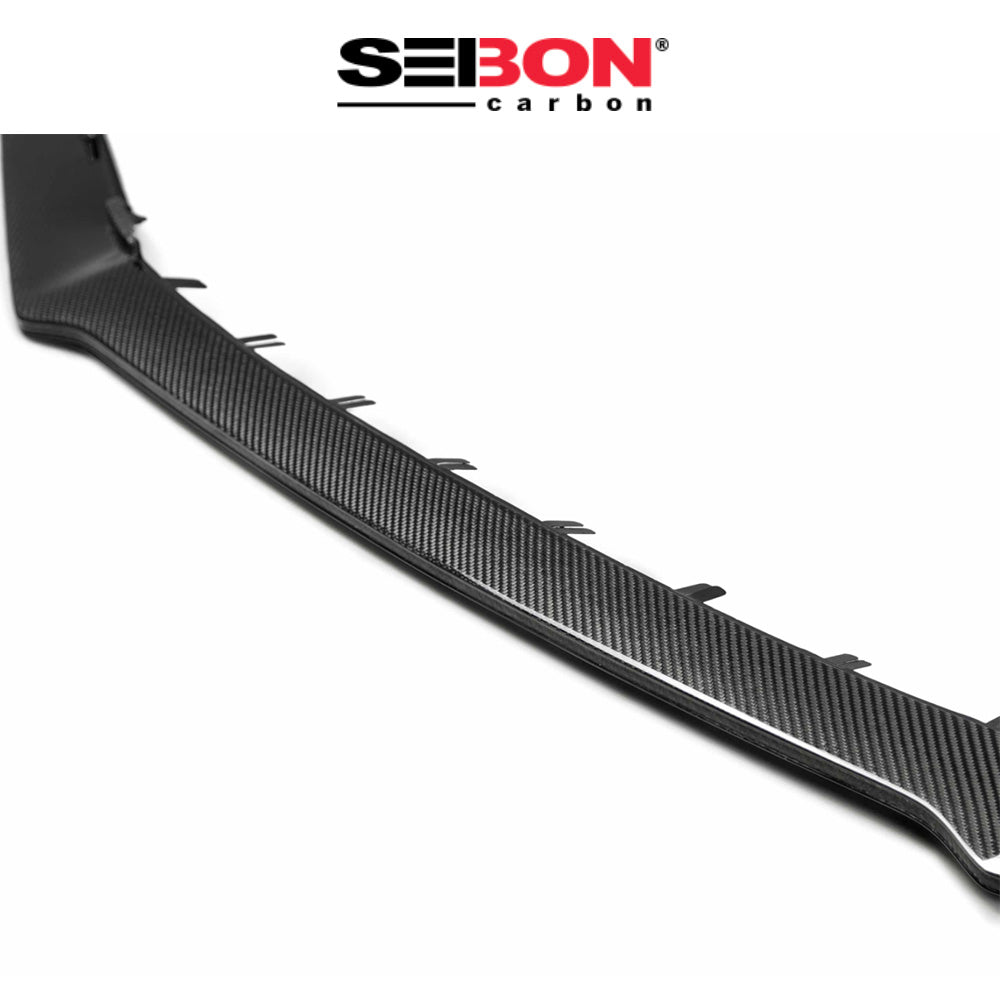 2017-2021年式 ホンダ シビック タイプR用 セイボンカーボン 純正スタイル カーボンファイバー製フロントリップ Seibon Carbon OE-Style Carbon Fiber Front Lip For 2017-2021 Honda Civic Type R (消費税、送料込み)