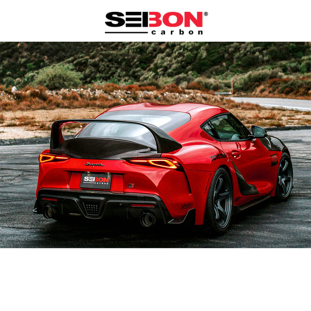 2020-2024年式 トヨタ スープラ用 セイボンカーボン カーボンファイバー トランクカバー Seibon Carbon Carbon Fiber Trunk Lid For 2020-2024 Toyota GR Supra (送料無料)
