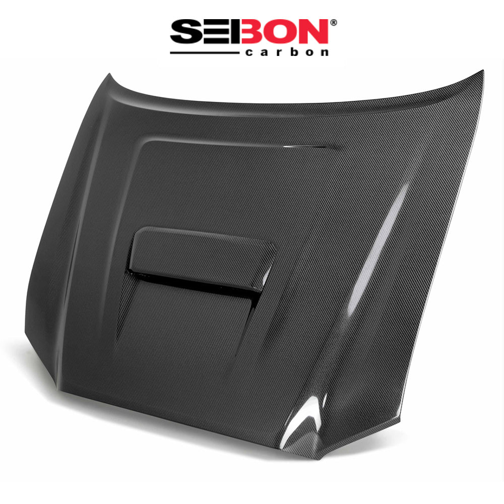 2016-2023年式 トヨタ タコマ用 セイボンカーボン カーボンファイバー TRスタイル ボンネット Seibon Carbon TR-Style Carbon Fiber Hood For 2016-2023 Toyota Tacoma (送料無料)