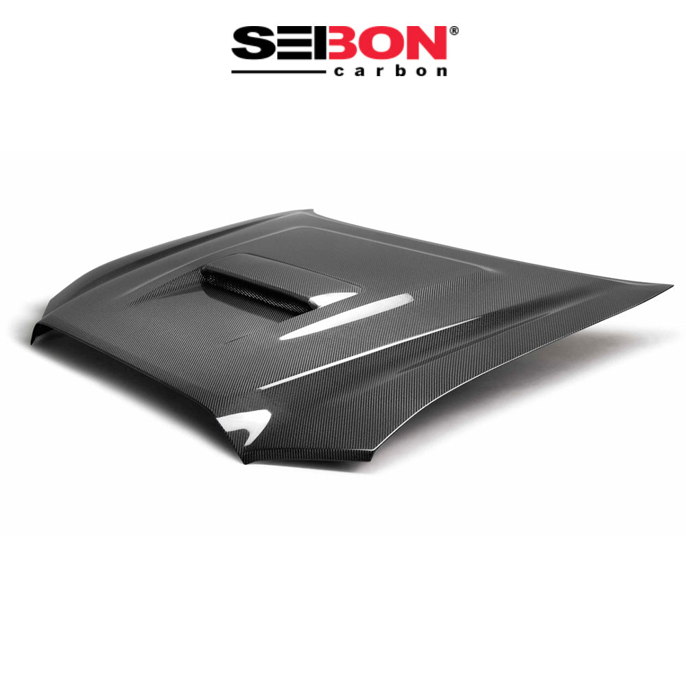 2016-2023年式 トヨタ タコマ用 セイボンカーボン カーボンファイバー TRスタイル ボンネット Seibon Carbon TR-Style Carbon Fiber Hood For 2016-2023 Toyota Tacoma (送料無料)
