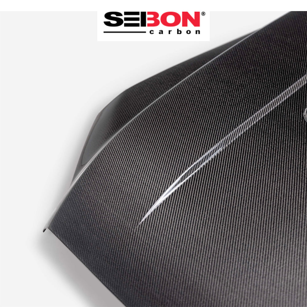 2022-2024年式 トヨタ タンドラ用 セイボンカーボン カーボンファイバー RRスタイル ボンネット Seibon Carbon RR-Style Carbon Fiber Hood For 2022-2024 Toyota Tundra / 2023-2024 Toyota Sequoia (送料無料)