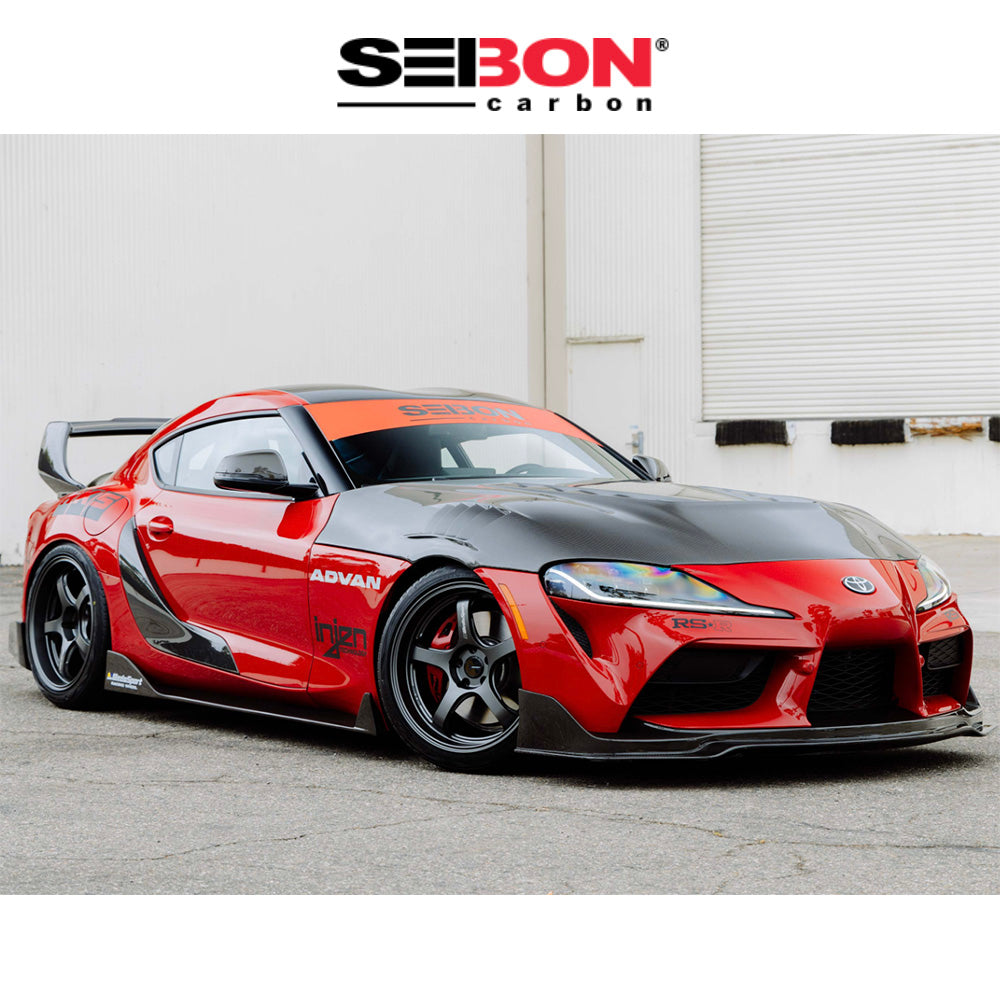 2020-2024年式 トヨタ スープラ用 セイボンカーボン カーボンファイバー TDスタイル リアスポイラー Seibon Carbon TD-Style Carbon Fiber Rear Spoiler For 2020-2024 Toyota GR Supra (送料無料)