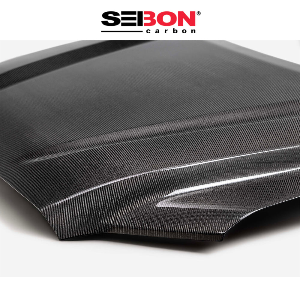 2022-2024年式 トヨタ タンドラ用 セイボンカーボン カーボンファイバー OEMスタイル ボンネット Seibon Carbon OEM-Style Carbon Fiber Hood For 2022-2024 Toyota Tundra / 2023-2024 Toyota Sequoia (送料無料)