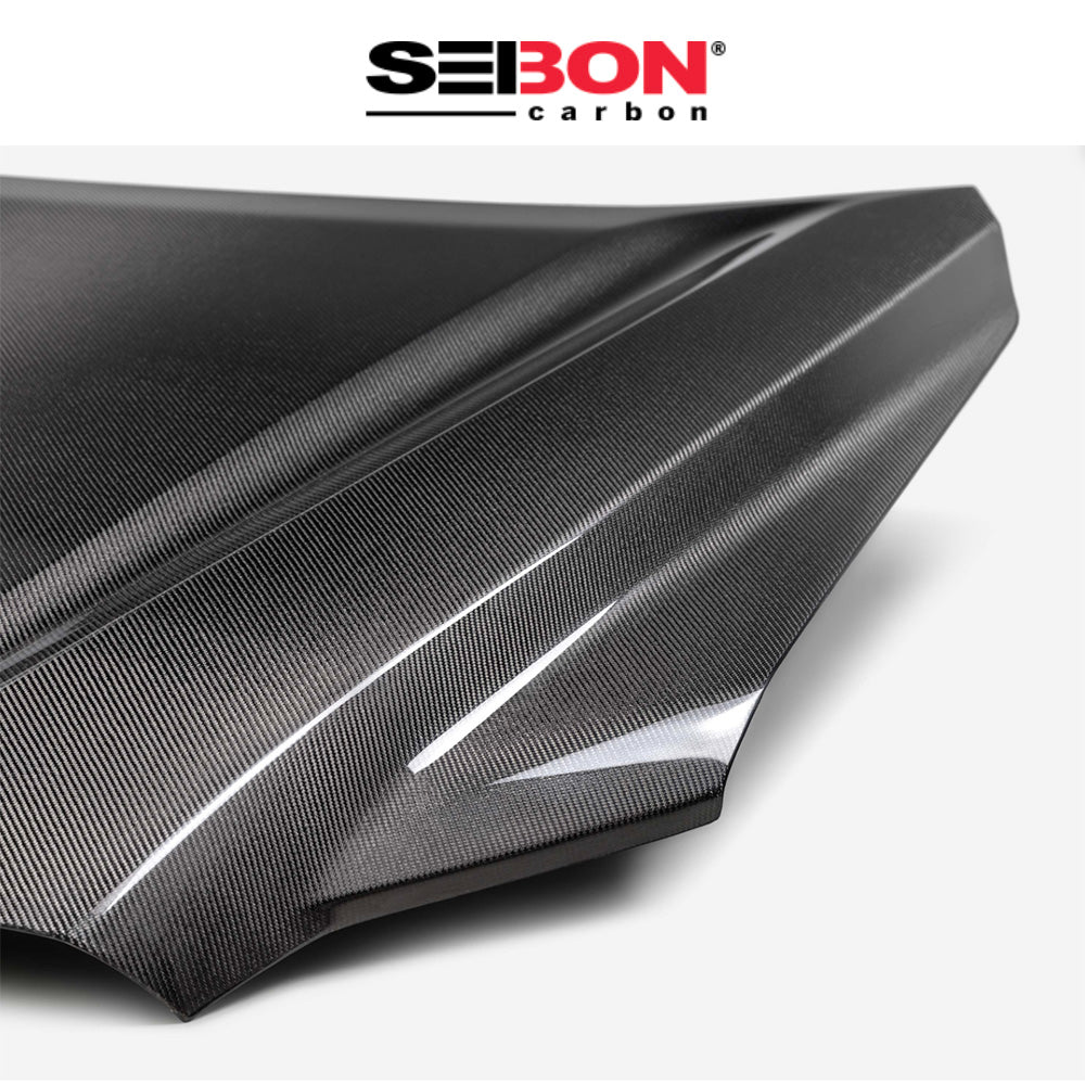 2022-2024年式 トヨタ タンドラ用 セイボンカーボン カーボンファイバー OEMスタイル ボンネット Seibon Carbon OEM-Style Carbon Fiber Hood For 2022-2024 Toyota Tundra / 2023-2024 Toyota Sequoia (送料無料)