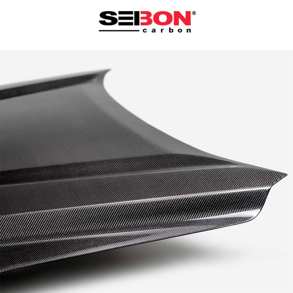 2022-2024年式 トヨタ タンドラ用 セイボンカーボン カーボンファイバー OEMスタイル ボンネット Seibon Carbon OEM-Style Carbon Fiber Hood For 2022-2024 Toyota Tundra / 2023-2024 Toyota Sequoia (送料無料)