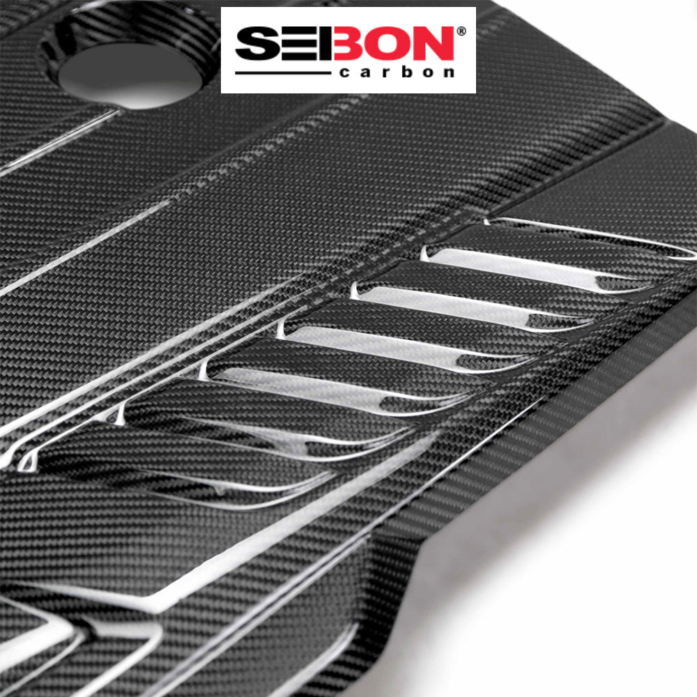 2020-2024年式 トヨタ スープラ用 セイボンカーボン カーボンファイバー エンジンカバー Seibon Carbon Carbon Fiber Engine Cover For 2020-2024 Toyota GR Supra (送料無料)