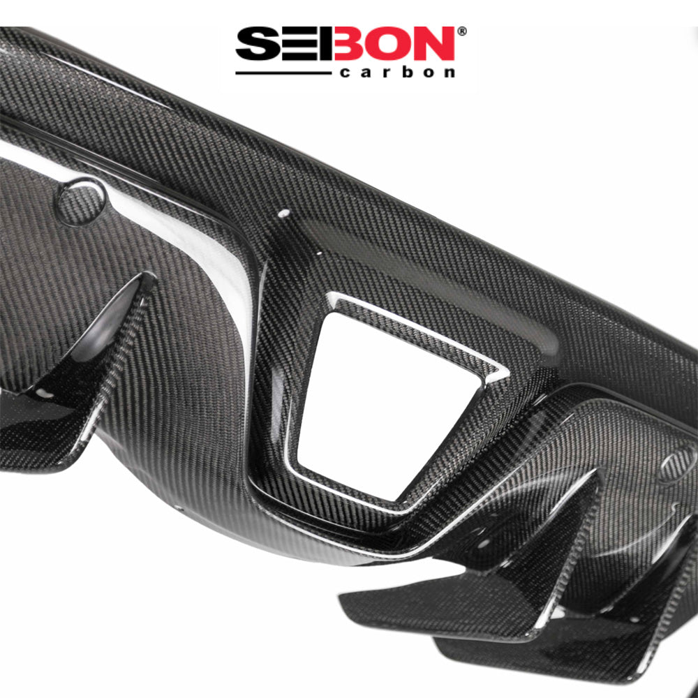 2020-2024年式 トヨタ スープラ用 セイボンカーボン カーボンファイバー MBスタイル リアディフューザー Seibon Carbon MB-Style Carbon Fiber Rear Diffuser For 2020-2024 Toyota GR Supra (送料無料)