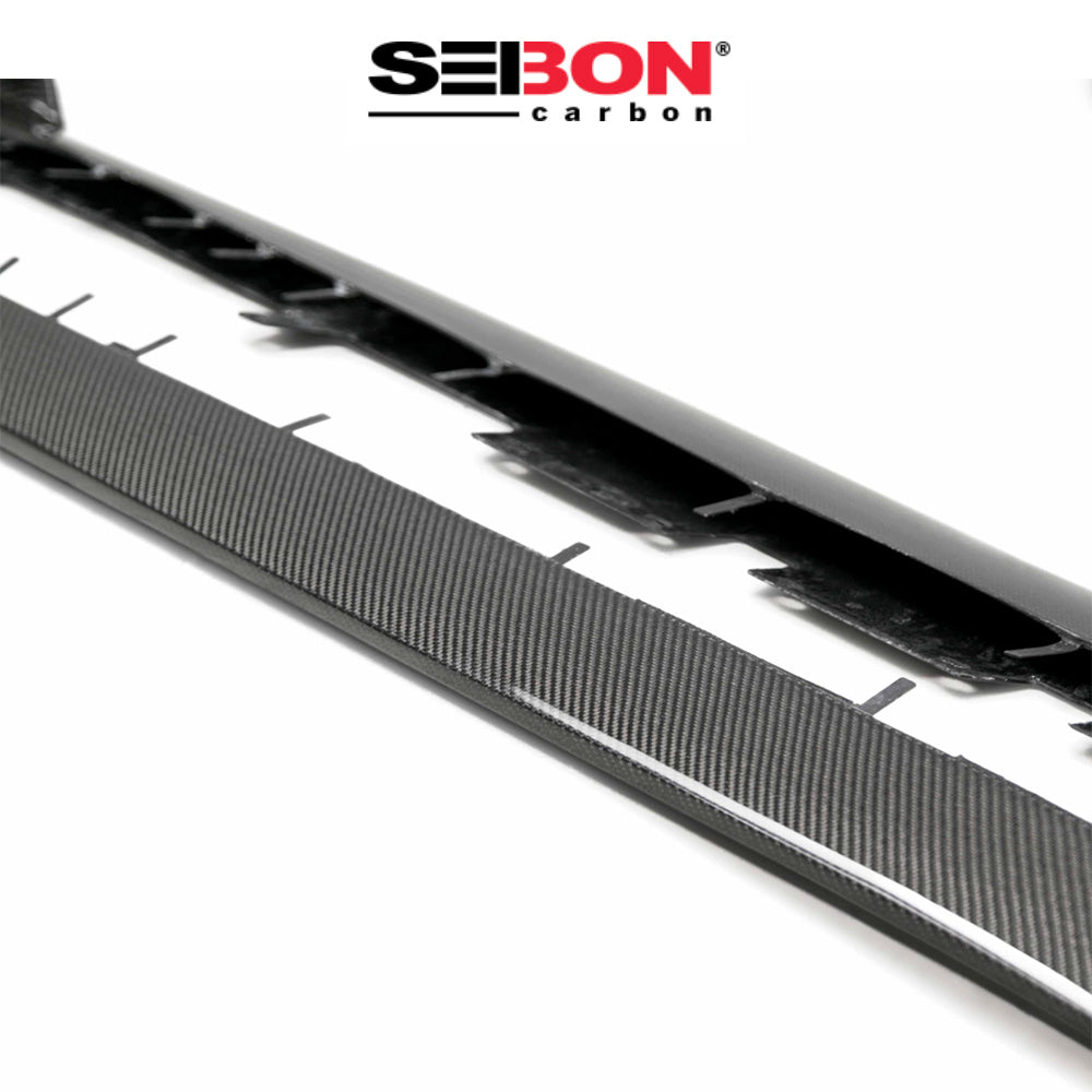 2020-2024年式 トヨタ スープラ用 セイボンカーボン カーボンファイバー MBスタイル サイドスカートセット Seibon Carbon MB-Style Carbon Fiber Side Skirts For 2020-2024 Toyota GR Supra (送料無料)
