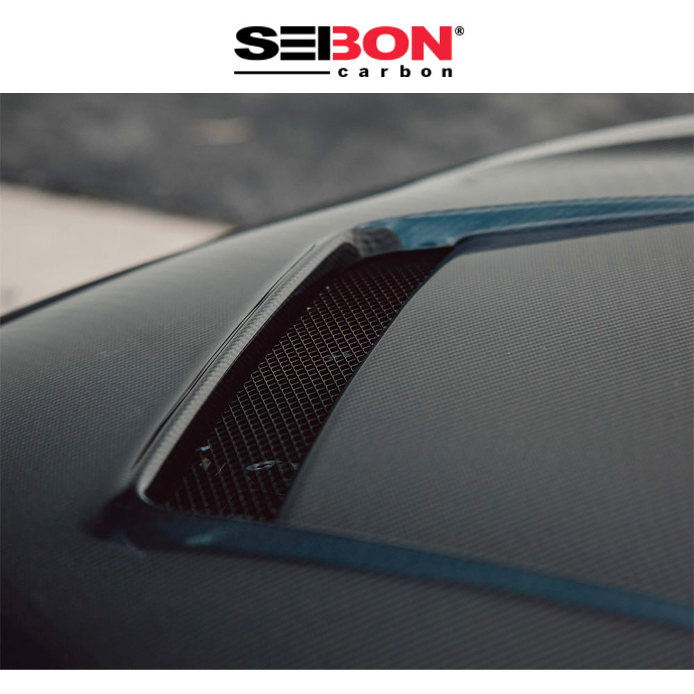 2020-2024年式 トヨタ スープラ用 セイボンカーボン カーボンファイバー VSスタイル ボンネット Seibon Carbon VS-Style Double Sided Carbon Fiber Hood For 2020-2024 Toyota GR Supra (送料無料)