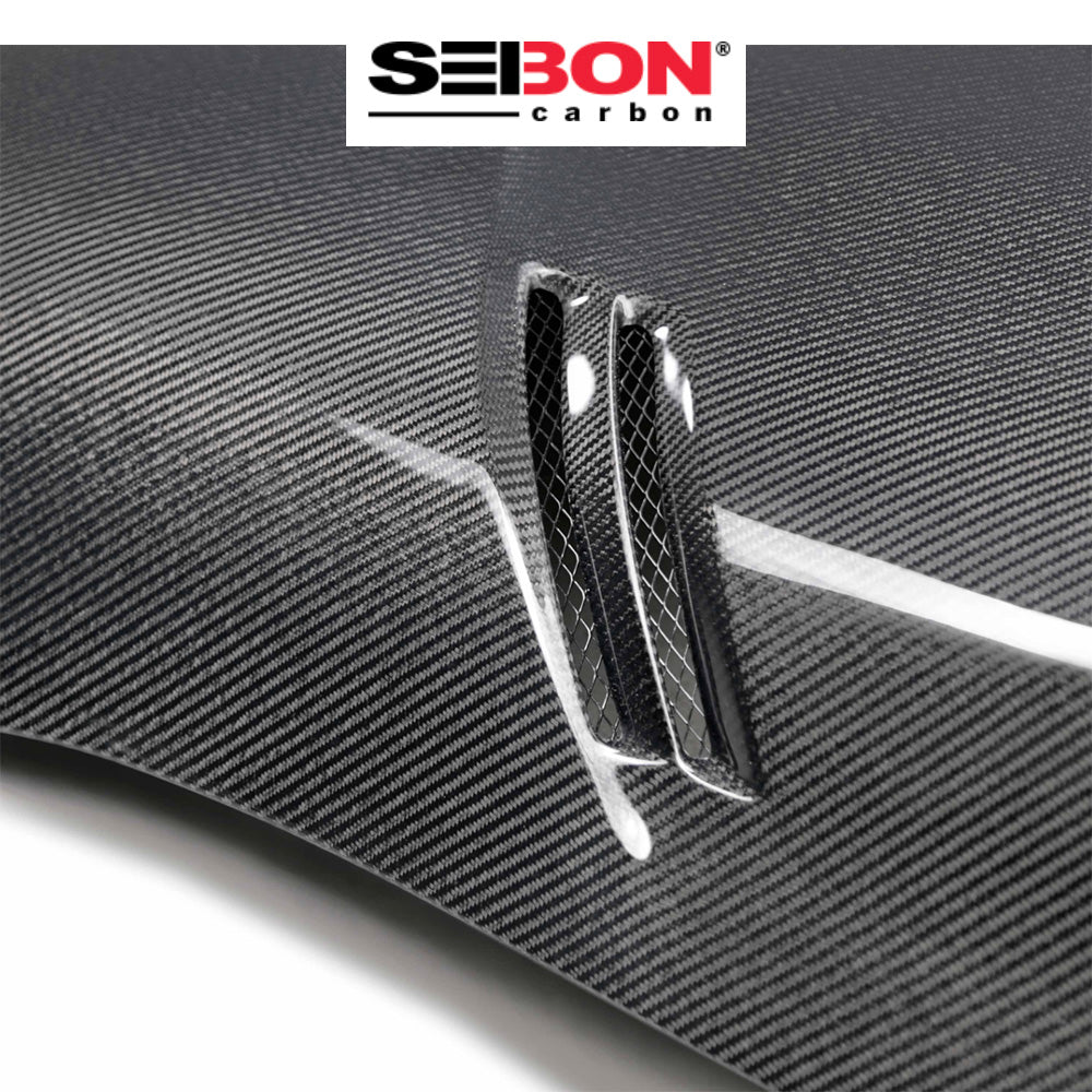 2020-2024年式 トヨタ スープラ用 セイボンカーボン カーボンファイバー VSスタイル ボンネット Seibon Carbon VS-Style Double Sided Carbon Fiber Hood For 2020-2024 Toyota GR Supra (送料無料)