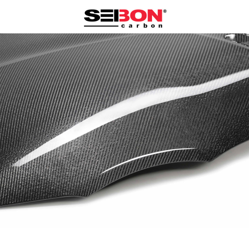 2020-2024年式 トヨタ スープラ用 セイボンカーボン カーボンファイバー VSスタイル ボンネット Seibon Carbon VS-Style Double Sided Carbon Fiber Hood For 2020-2024 Toyota GR Supra (送料無料)