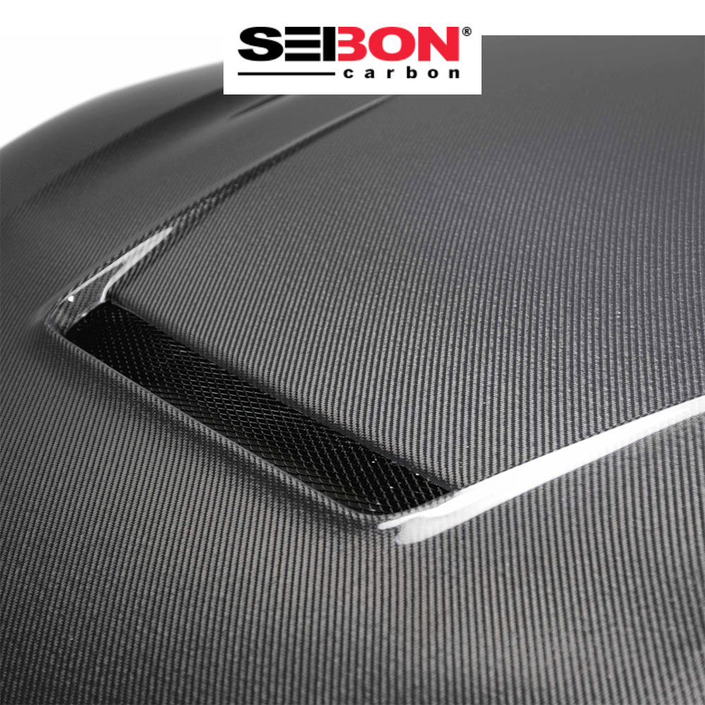 2020-2024年式 トヨタ スープラ用 セイボンカーボン カーボンファイバー VSスタイル ボンネット Seibon Carbon VS-Style Double Sided Carbon Fiber Hood For 2020-2024 Toyota GR Supra (送料無料)